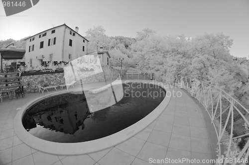 Image of Infrared Picture of a Agriturismo in Tuscany