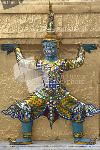 Image of Thai colorful statue