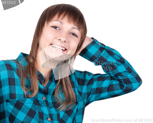 Image of Portrait young beautiful girl