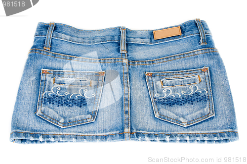 Image of Jeans mini skirt