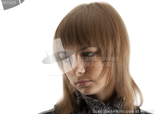 Image of Portrait of the beautiful young girl