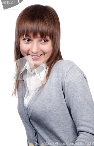 Image of Portrait young beautiful girl