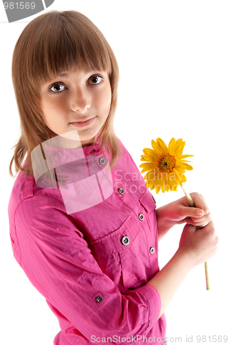 Image of Portrait of the beautiful girl