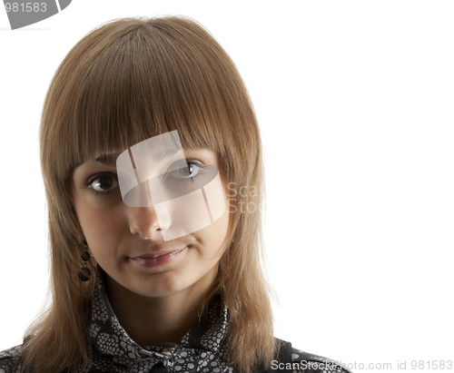 Image of Portrait of the beautiful young girl