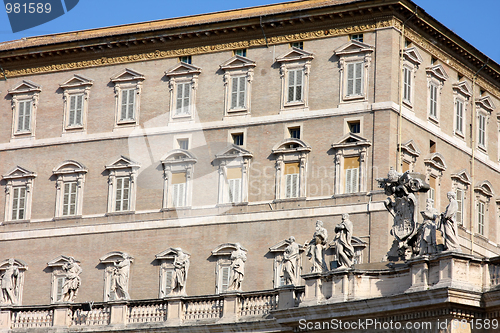 Image of Apostolic Palace, Pope's residense and window