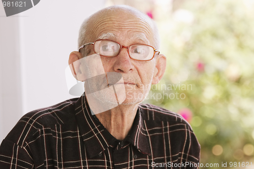 Image of Senior man outdoor portrait