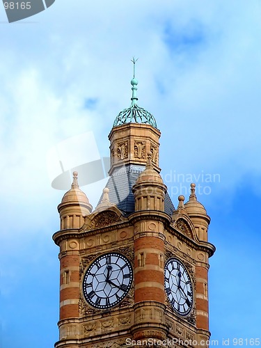 Image of Clock brick tower