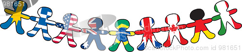 Image of Flag Paper Dolls