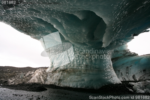 Image of ice column