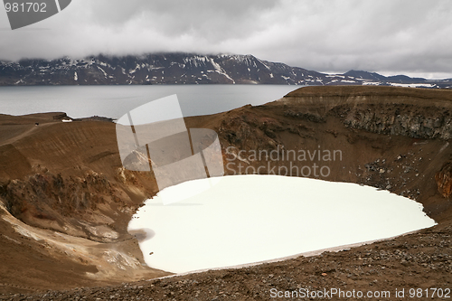 Image of Iceland landscape with two lakes