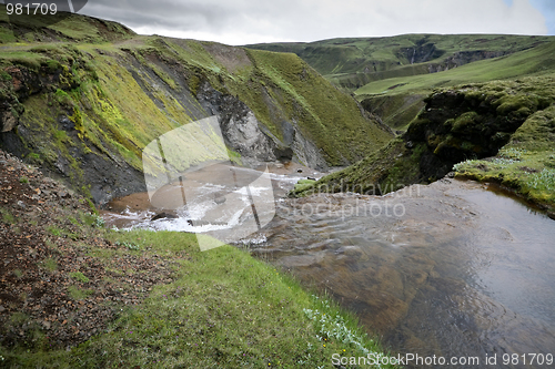 Image of Iceland mountain river