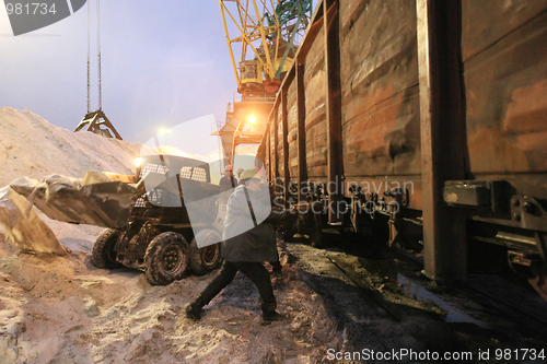 Image of Workers at port