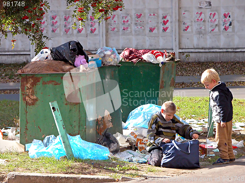 Image of Homeless children 