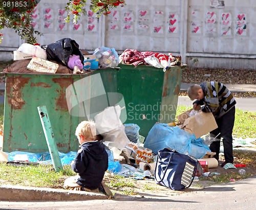 Image of Homeless children