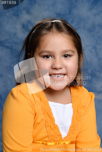 Image of Kindergarten Girl Portrait