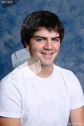 Image of Teenage Boy Portrait