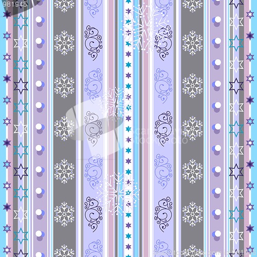 Image of Seamless striped christmas pattern