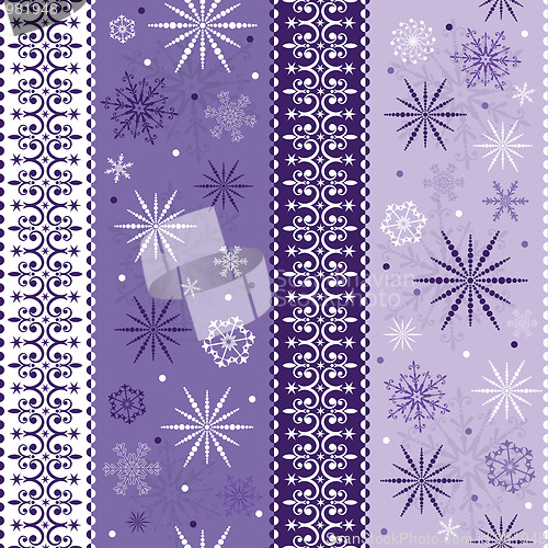 Image of Seamless striped christmas pattern