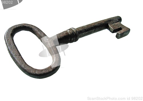Image of A rusty old key