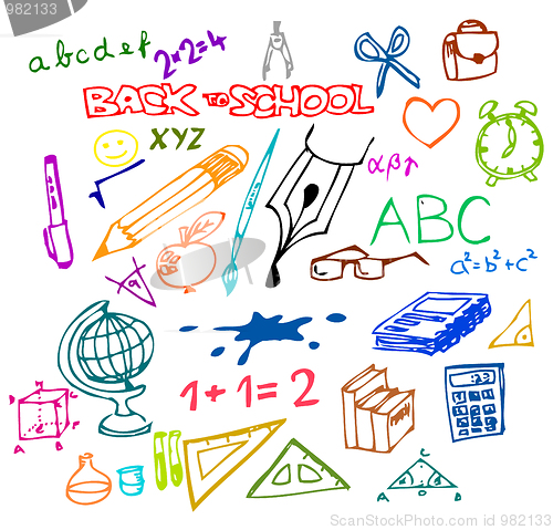 Image of Back to school - illustrations