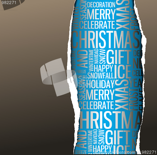 Image of Abstract Christmas card