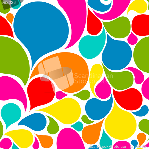 Image of Colorful abstract seamless pattern