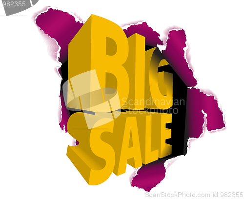 Image of Big sale discount advertisement