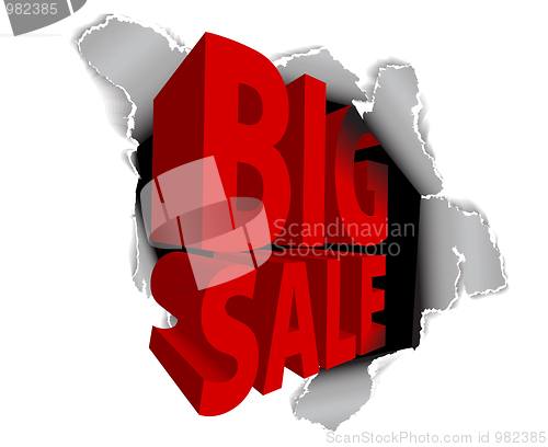 Image of Big sale discount advertisement