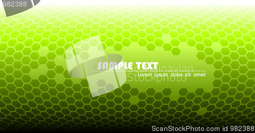 Image of Abstract green technical background