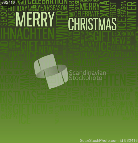 Image of Abstract christmas card