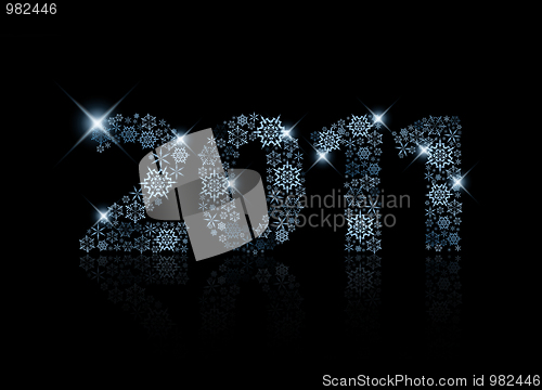 Image of Abstract Christmas / New Year card