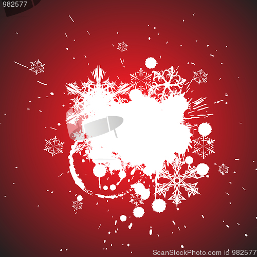 Image of Winter abstract spots background