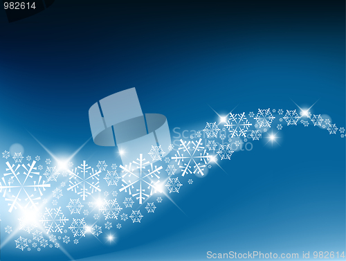 Image of Snow flakes background