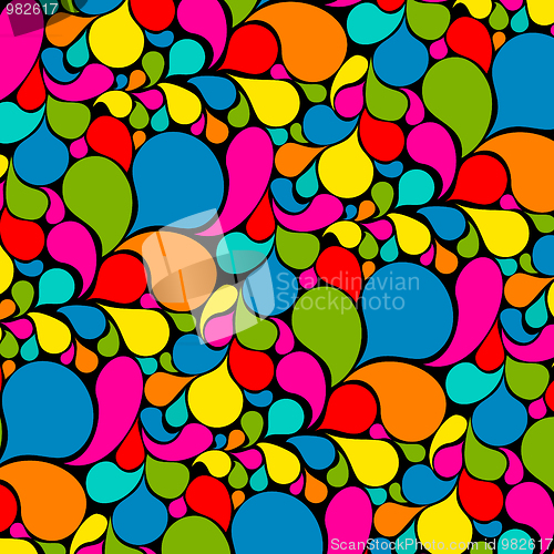 Image of Colorful abstract seamless pattern