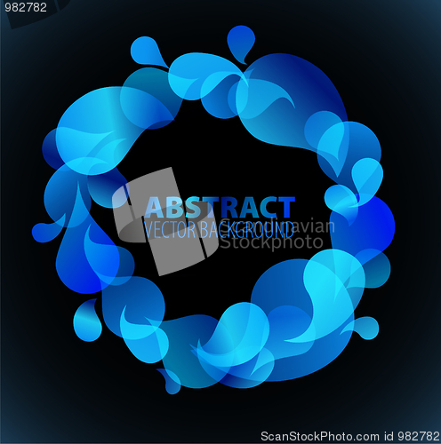 Image of Abstract blue background