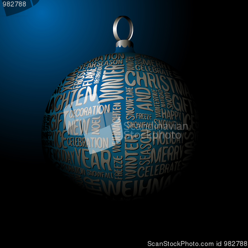 Image of 3D Christmas decoration