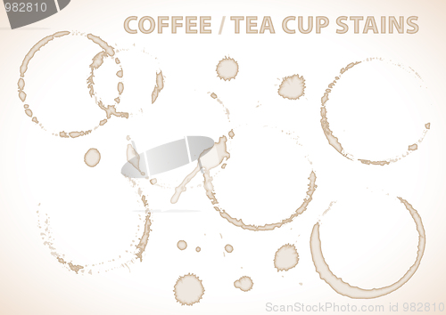 Image of Coffee or tea cup stains