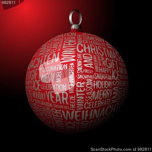 Image of 3D Christmas decoration