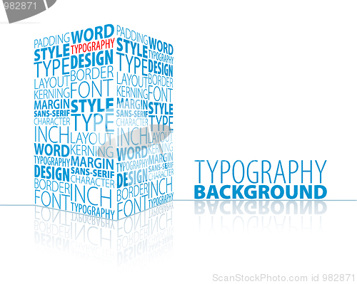 Image of Abstract typography background