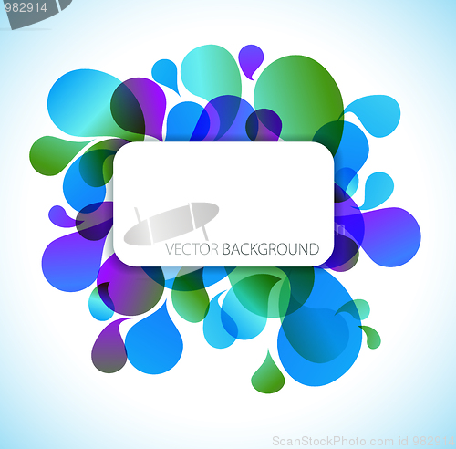 Image of Abstract blue and green background