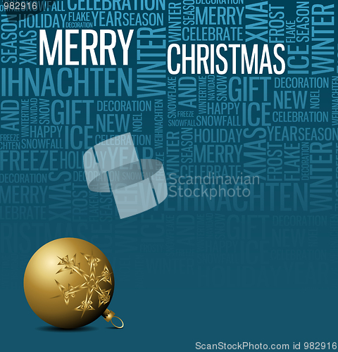 Image of Abstract christmas card