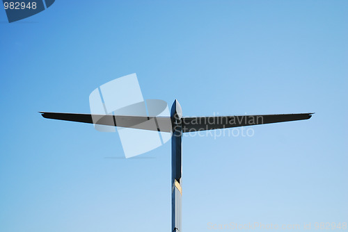 Image of Aircraft tail 