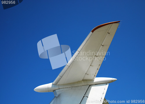 Image of Aircraft tail 