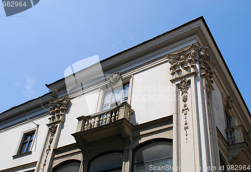 Image of old house on the Main Square in Cracow