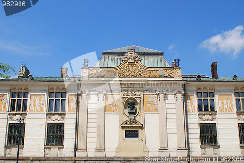 Image of Palace of Arts in Cracow. Poland