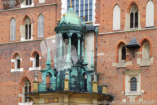 Image of Fragment of St Mary's Church in Cracow