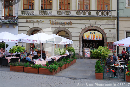 Image of Famous restaurant "Wierzynek" in Cracow