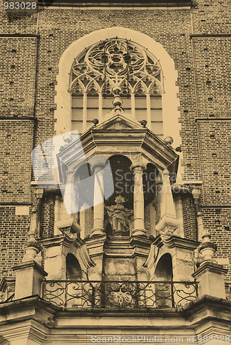 Image of Fragment of St Mary's Church in Cracow