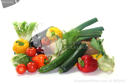 Image of Vegetable shopping