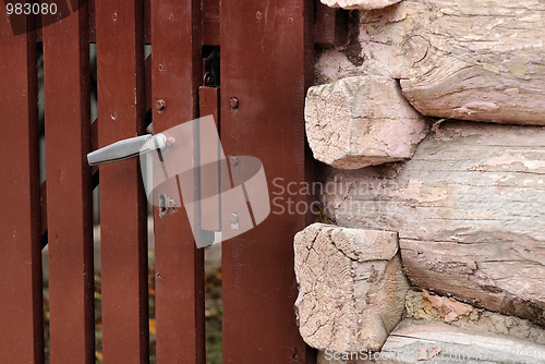 Image of old wooden wall